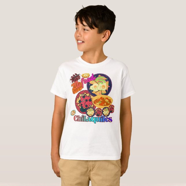 Camiseta Chilaquiles de Los Ángeles (Anverso completo)