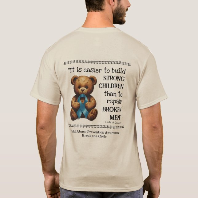 Camiseta Child Abuse Prevention Awareness (Reverso)