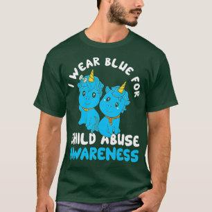 Camiseta Child Abuse Prevention Month Blue Ribbon Awareness