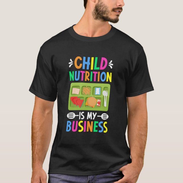 Camiseta Child Nutrition Lunch Lady School Cafeteria Worker (Anverso)