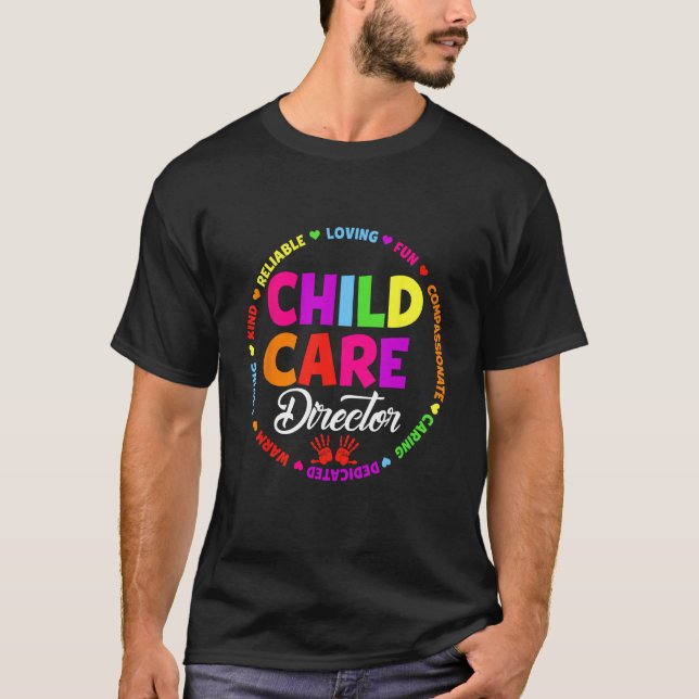 Camiseta Childcare Director School Daycare Crew Provider Te (Anverso)
