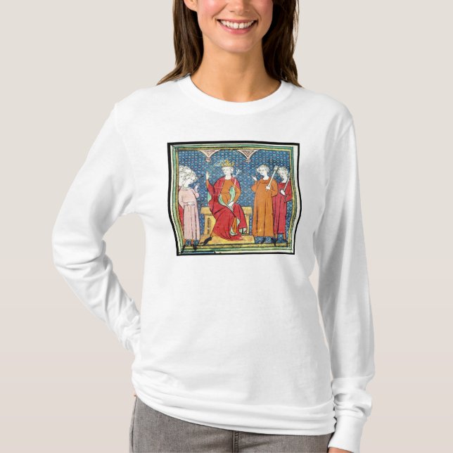 Camiseta Childeric II, rey de Merovingian de Austrasia (Anverso)