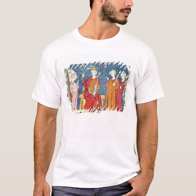 Camiseta Childeric II, rey de Merovingian de Austrasia (Anverso)