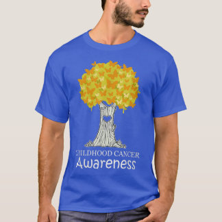 Camiseta Childhood Cancer Awareness Butterfly Tree 248