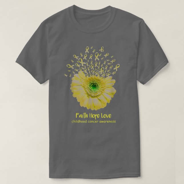 Camiseta Childhood cancer tshirt, Childhood cancer tshirt f (Diseño del anverso)