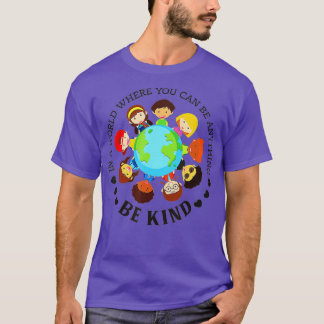 Camiseta Children Earth Be Kind We Wear Orange For Unity Da