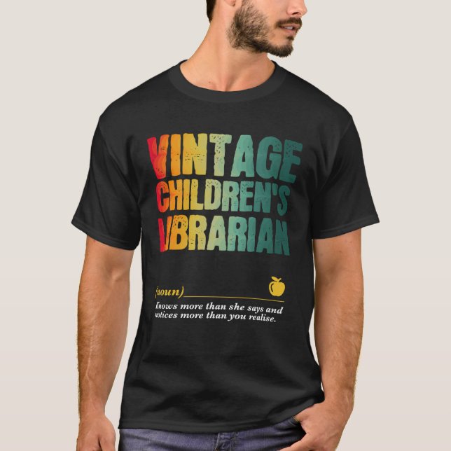 Camiseta Children s Librarian Appreciation Week Back to Sch (Anverso)