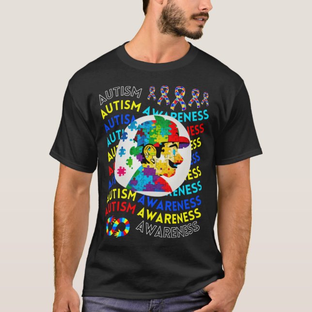 Camiseta Childrens Autism Awareness Navigating Autism Autis (Anverso)