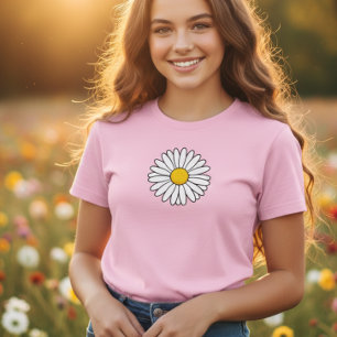Camiseta Children's Daisy graphic T-shirt / Floral T-shirt 