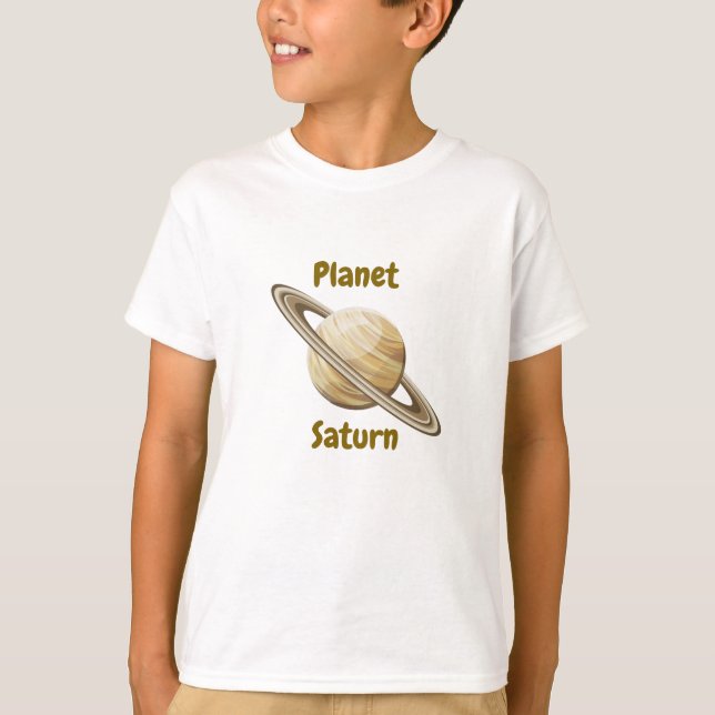 Camiseta Children's t-shirt design with planet names (Anverso)