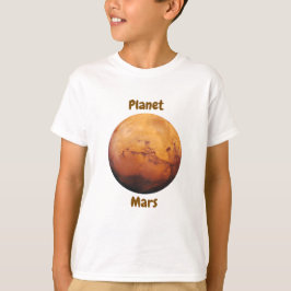 Camiseta Children's t-shirt design with planet names