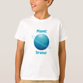 Camiseta Children's t-shirt design with planet names