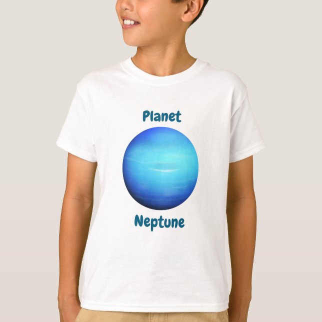Camiseta Children's t-shirt design with planet names (Anverso)