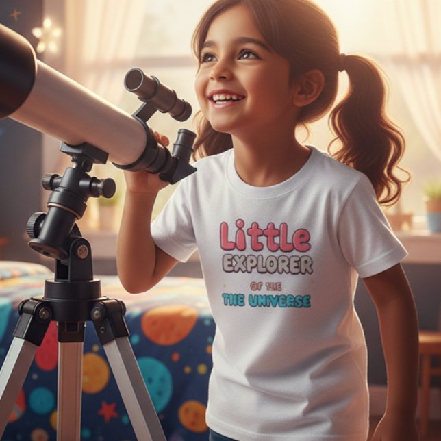 Camiseta children's t-shirts with text, little explorer  (Subido por el creador)