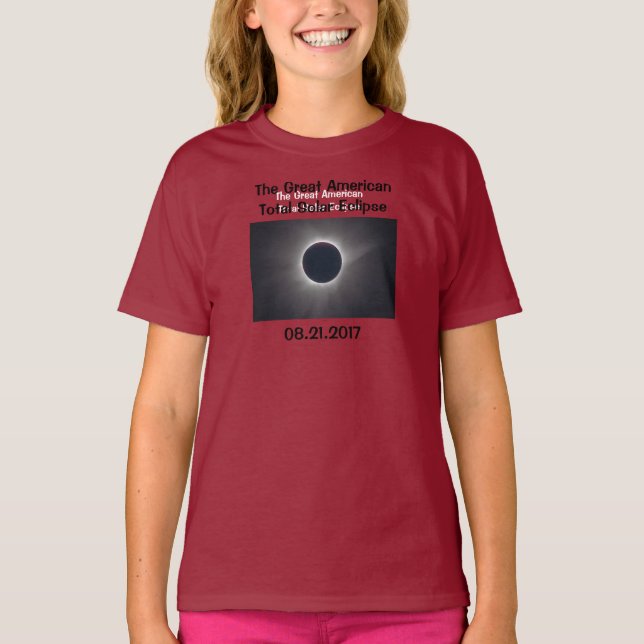 Camiseta Children's Total Solar Eclipse T-Shirt (Anverso)