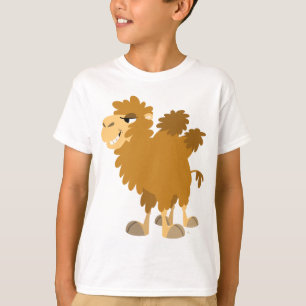 Camiseta ChildrenT-Camisa Two-Humped del camello del dibujo