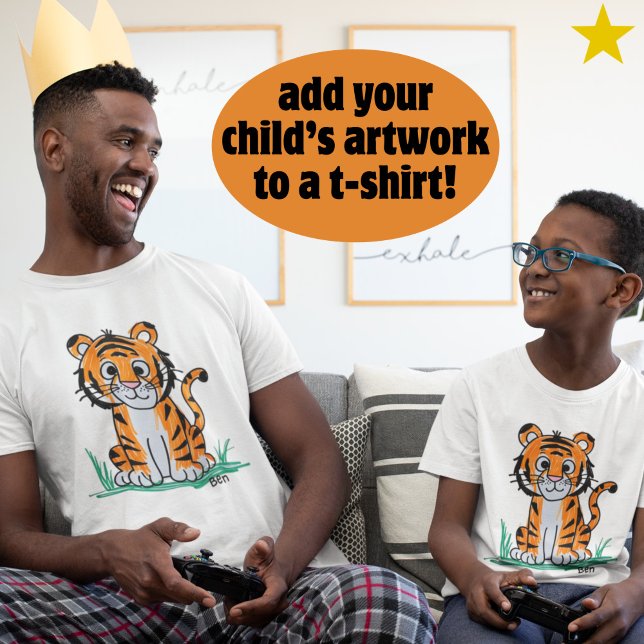 Camiseta Child's Artwork Drawing Portrait Family Memory  (Subido por el creador)