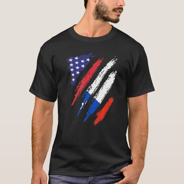 Camiseta Chile Bandera Americana Groenlandia Estados Unidos (Anverso)