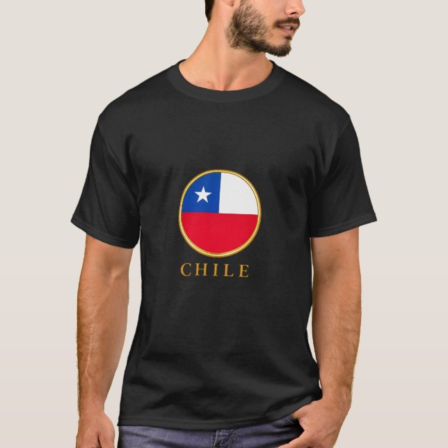 Camiseta Chile - Bandera Chilena (Anverso)