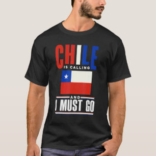 Camiseta Chile Bandera Chilena Chile Llama Y Yo Mu