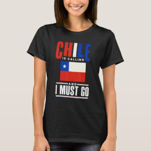 Camiseta Chile Bandera Chilena Chile Llama Y Yo Mu