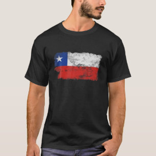 Camiseta Chile Bandera Chilena Para Hombres Mujere