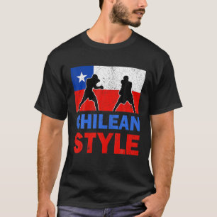 Camiseta Chile Bandera Club Chileno de Boxeo Vintage