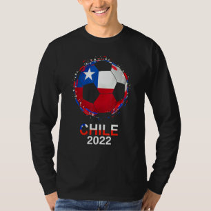Camiseta Chile Bandera de Chile 2022 hincha equipo de fútbo