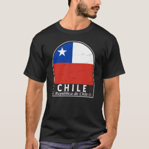 Camiseta Chile Bandera Emblema de mal gusto