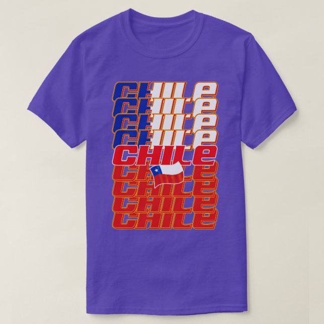 Camiseta Chile Cascada texto 2 (Diseño del anverso)