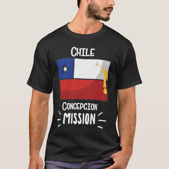 Camiseta Chile Concepción Misión Mormon LDS (Anverso)