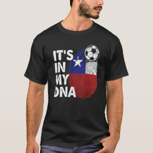 Camiseta Chile En Mi Dna Equipo Chileno De Bandera