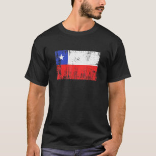 Camiseta Chile Fanático de Bandera Chilena Deportiva Niños