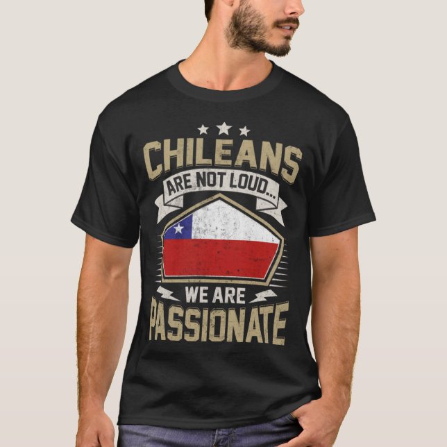 Camiseta Chile Flag Passionate Chileans Girls & Women (Anverso)
