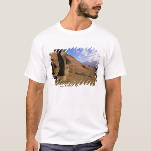 Camiseta Chile, Isla de Pascua. Ladera con Moai