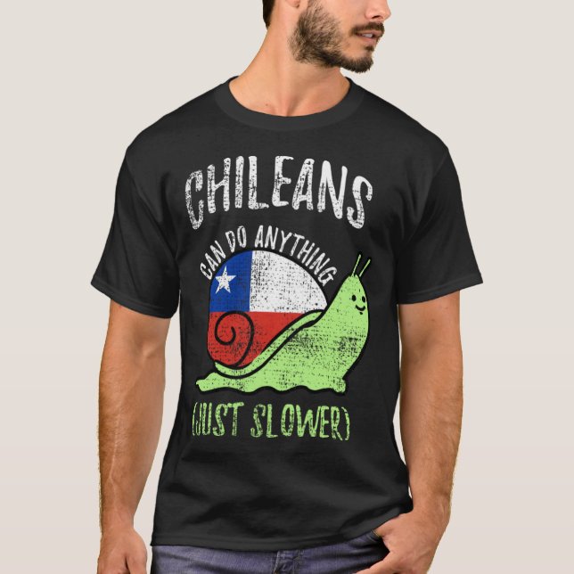 Camiseta Chile: Los chilenos pueden hacer cualquier cosa má (Anverso)