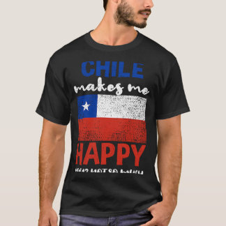 Camiseta Chile me hace feliz no tanto