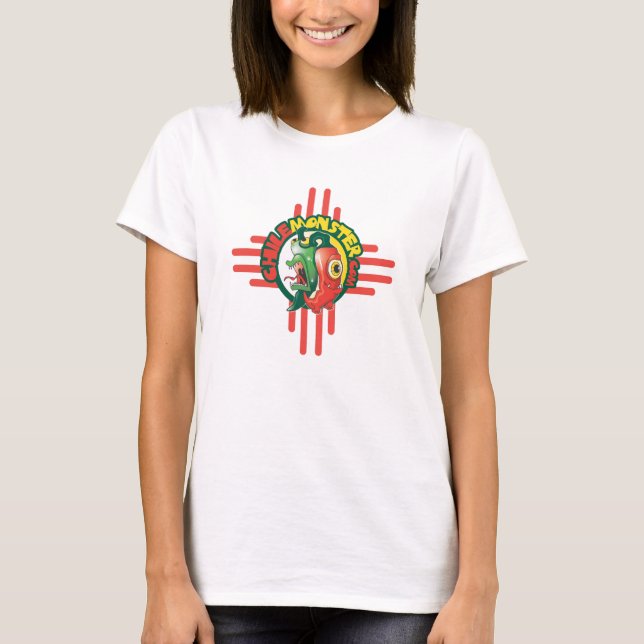 Camiseta Chile Monster Long Sleeve Ladies Tee (Anverso)