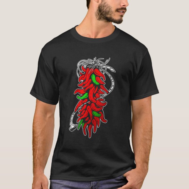 Camiseta Chile Pepper Ristra (Anverso)