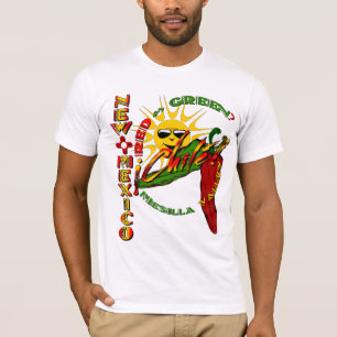 Camiseta ¿Chilé, rojo o verde de New México?