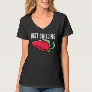 Camiseta Chile Sólo Relajantes Verduras Hortalizas Spices P