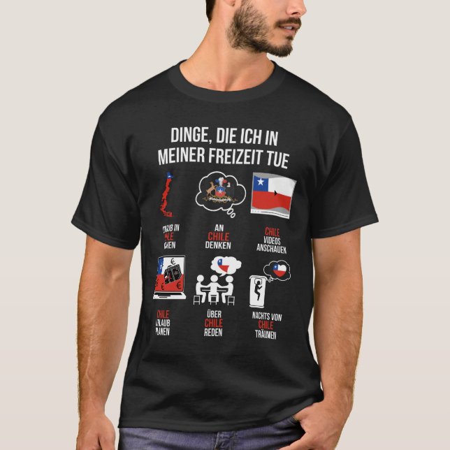 Camiseta Chile Spruch | Lustiger Freizeit Spruch Chile (Anverso)