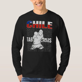 Camiseta Chile Table Tennis   Support Chilean Ping Pong Tea