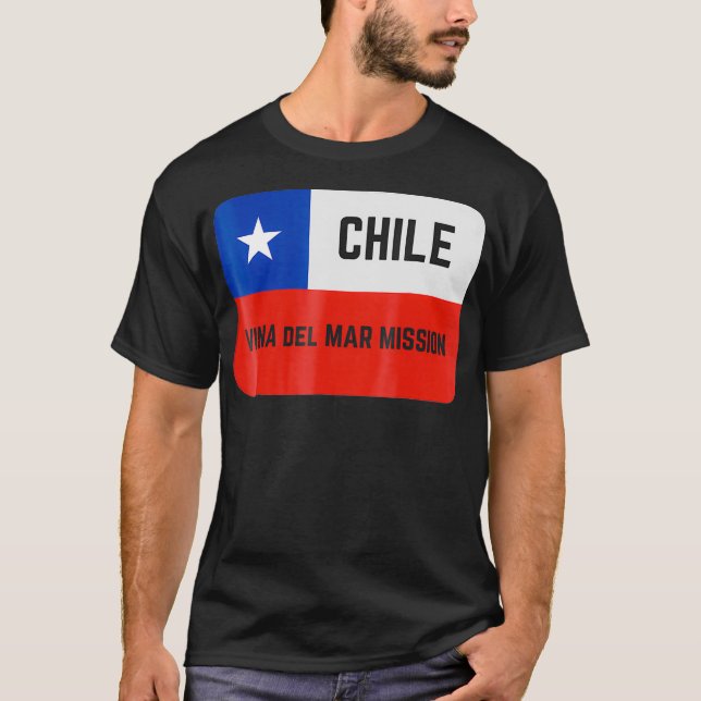 Camiseta Chile Vina del Mar LDS Misión Mormon (Anverso)