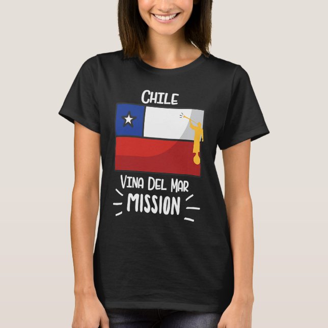 Camiseta Chile Vina del Mar Mormon LDS Mission Missionary (Anverso)