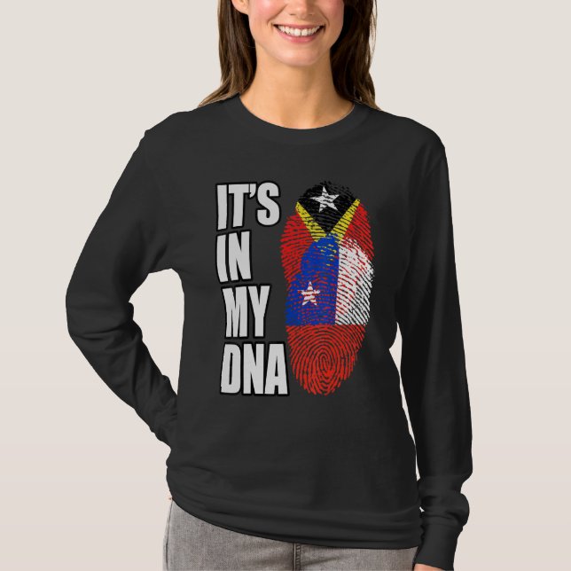 Camiseta Chile Y Timorense Mezclan Patrimonio De La Bandera (Anverso)