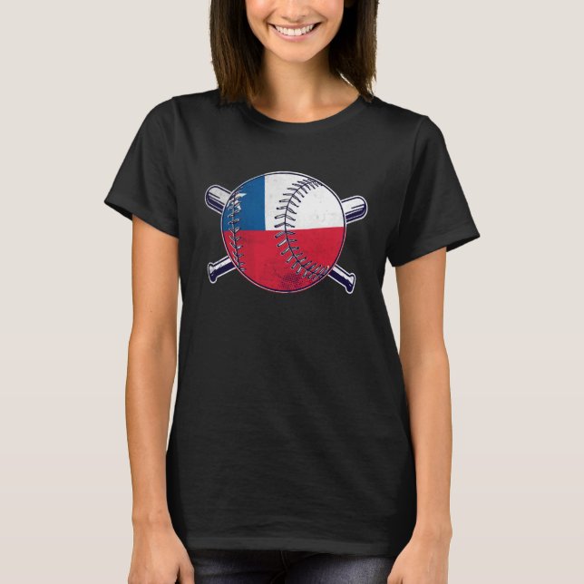 Camiseta Chilean Baseball Sport Chile Baseball Team (Anverso)