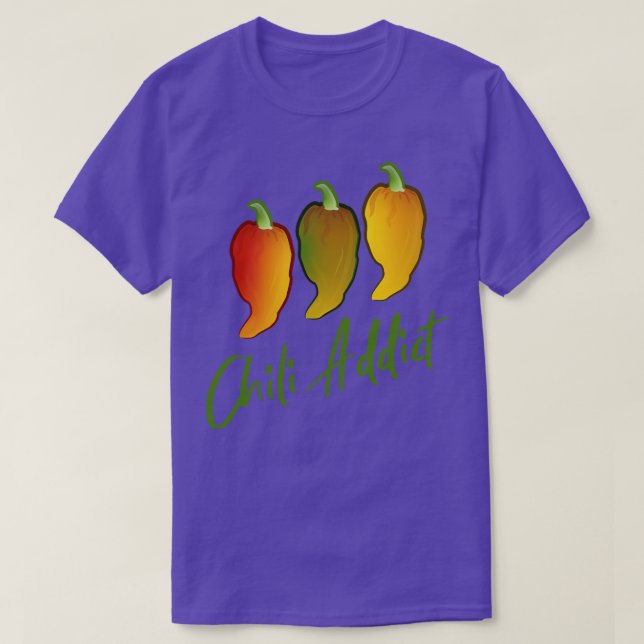 Camiseta Chili Addict (Diseño del anverso)
