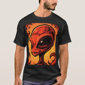 Camiseta Chili Alien – Spicy Funny Food Art