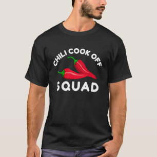 Camiseta Chili Cocina Del Concurso De Chili Escuadrón Con P